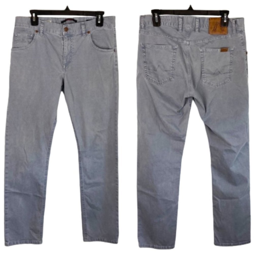 Alberto Jeans -Stone Modern Fit- Ds Broken Twill/ Blue Size 32w/30l